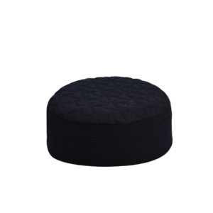 Black Quilted Kufi