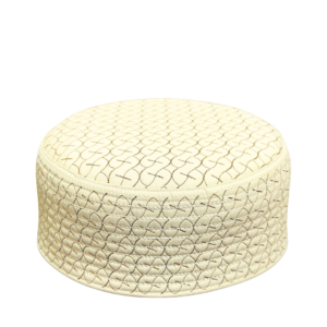 Cream Quilted Kufi